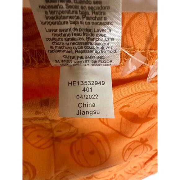 NWT Chick Pea Baby‎ Halloween Pumpkin Set Size 18M - Picture 10 of 13